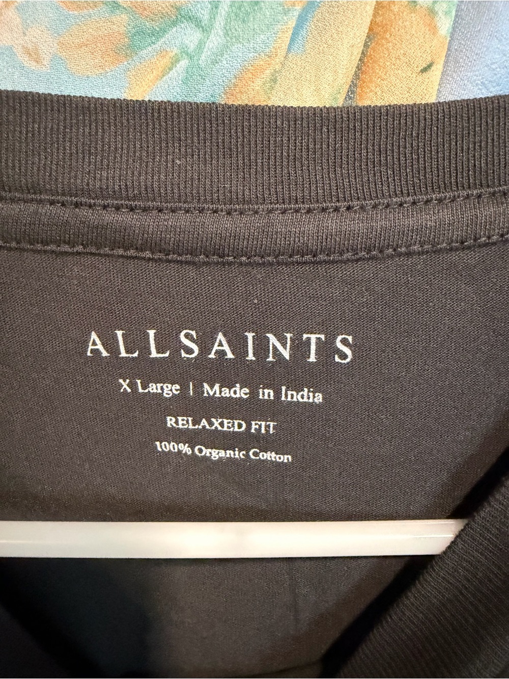 AllSaints Men’s Black Logo T-Shirt NWT - Picture 3 of 3